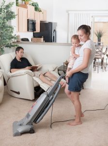 Vacuuming at Home